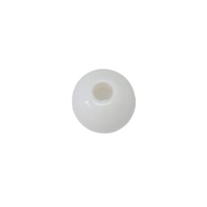 Witte ronde acryl kraal
