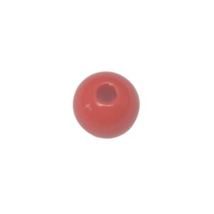 Rode ronde acryl kraal