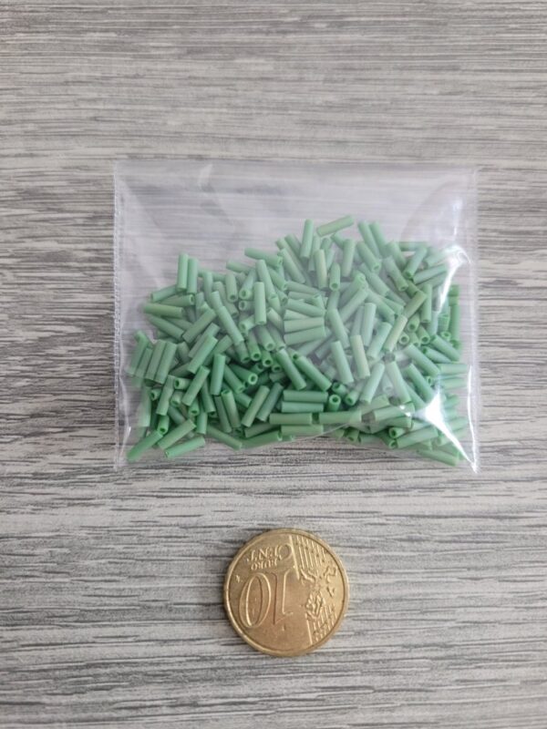 Miyuki bugles 6x1,7 mm groen opaque - nr. 411FR