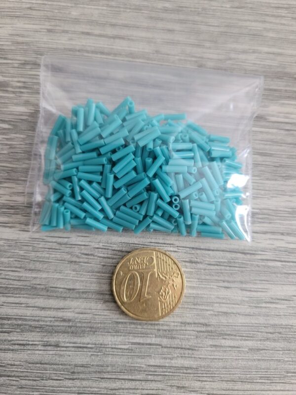 Miyuki bugles 6x1,7 mm turquoise opaque - nr. 412