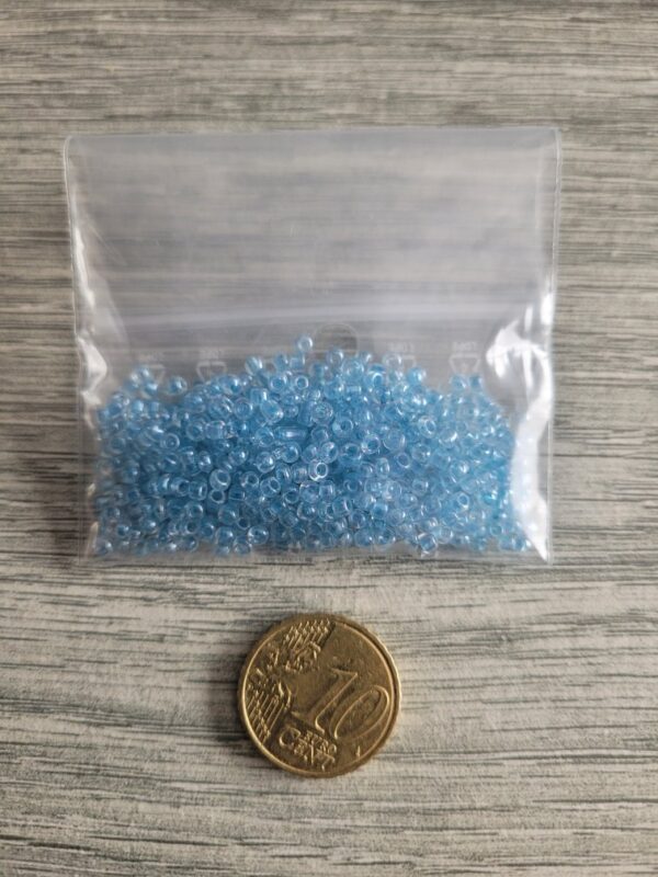 Mix blauwe rocailles - 10 gr