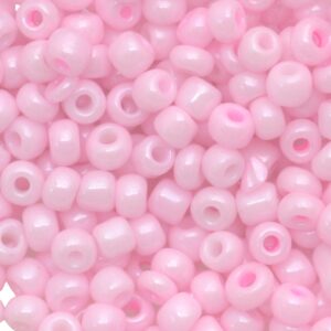 Roze mix rocailles (mat) (doosje) - 15 gr