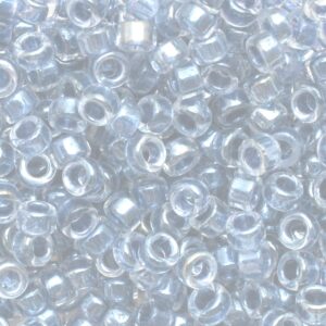 Zwarte mix rocailles (blinkend) (doosje) - 15 gr