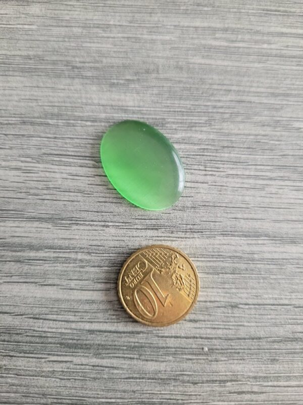Groene ovale cabochon