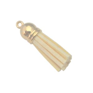 Witte/goudkleurig kwastje