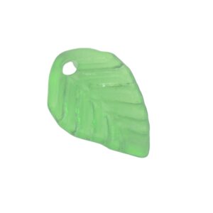 Groene acryl kraal - blad