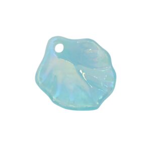 Turquoise acryl hanger - schelp