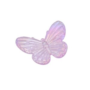 Paarse acryl hanger - vlinder