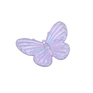 Paarse acryl hanger - vlinder