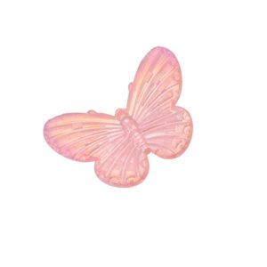 Rode/roze acryl hanger - vlinder