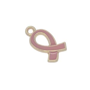 Goudkleurige/rode hanger - think pink