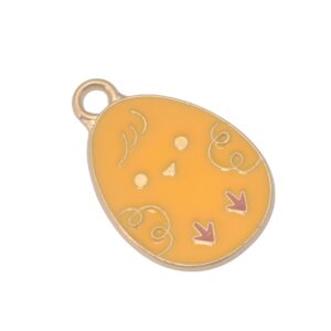 Goudkleurige/gele/rode bedel - paasei